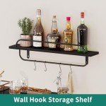 YITAHOME Mini Home Bar with LED Light and Stools