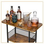 Corner Mini Bar Shelf for Whiskey & Wine