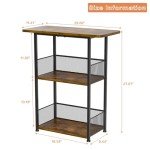 Corner Mini Bar Shelf for Whiskey & Wine