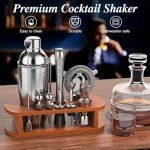 25-Piece Cocktail Shaker Set for Home Bartending