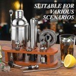 25-Piece Cocktail Shaker Set for Home Bartending