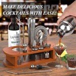 25-Piece Cocktail Shaker Set for Home Bartending