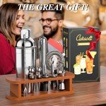 25-Piece Cocktail Shaker Set for Home Bartending