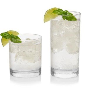 Sleek 16-Piece Tumbler and Rocks Glass Set