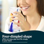 Mancave 16-Piece Blue Ribbon Glasses Set