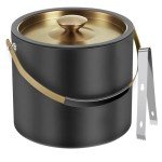 Stylish 3.2L Insulated Ice Bucket with Accessories
