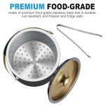 Stylish 3.2L Insulated Ice Bucket with Accessories