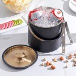 Stylish 3.2L Insulated Ice Bucket with Accessories