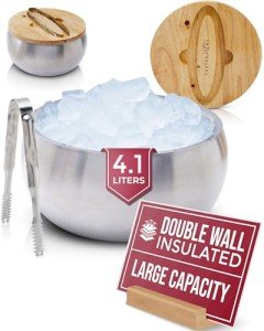 Gusto Nostro 4.1L Stainless Steel Ice Bucket