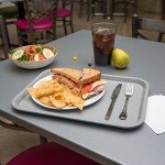 Gray Cafeteria/Fast Food Tray, 12" x 16