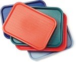Gray Cafeteria/Fast Food Tray, 12" x 16
