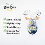 Beer Deer Busch Light 3D Wall Art Decor