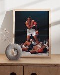 Muhammad Ali Motivational Wall Art for Mancaves