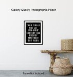 Funny Motivation Quotes Wall Art for Mancaves