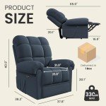 Welzona Electric Power Recliner Chair for Mancave