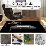 Classic Football Field Area Rug for Mancave