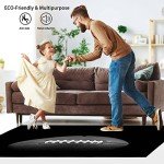 Classic Football Field Area Rug for Mancave