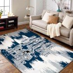 Dallas Football Area Rug - Machine Washable 6x9