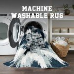 Dallas Football Area Rug - Machine Washable 6x9