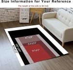 Black Basketball Rug for Kids and Teens