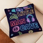 Farmhouse-Style Sofa Pillow Cover for Mancave