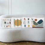 Adventure-Themed Decorative Pillow Covers for Kids