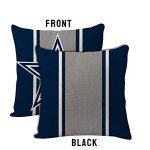 Football Throw Pillow Covers for Mancave - 18"x18