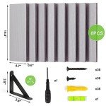 Rustic Floating Corner Shelves Set of 8