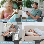 Furniwell Black Reclining Massage Chair for Home Theater