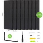 Rustic Floating Shelves Set for Mancave – 8 Pieces