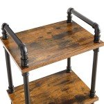 Industrial Pipe Ladder Shelf - 4-Tier Rustic Rack