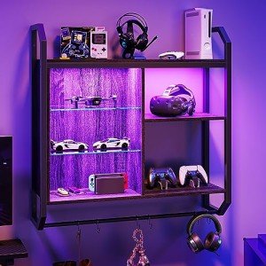 Bestier LED Kitchen Shelf for Mancaves