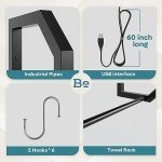 Bestier LED Kitchen Shelf for Mancaves