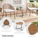 3-Piece Outdoor Bistro Set for Your Mancave