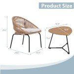 3-Piece Outdoor Bistro Set for Your Mancave