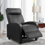 Furniwell Black Reclining Massage Chair for Home Theater
