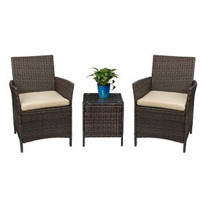 U-Kiss 4-Piece Rattan Patio Furniture Set