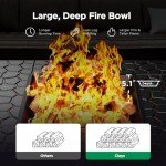 Ciays 3-in-1 Outdoor Fire Pit & Grill