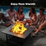 Ciays 3-in-1 Outdoor Fire Pit & Grill