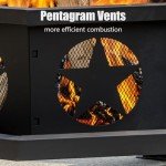 35-Inch Outdoor Fire Pit for Backyard and Camping