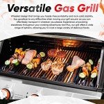 GasOne GP-1030S Outdoor 3-Burner BBQ Grill
