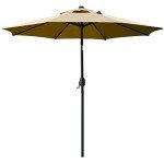 Sunnyglade 9' Tan Patio Umbrella for Mancaves