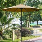 Sunnyglade 9' Tan Patio Umbrella for Mancaves