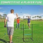 GoSports Ladder Toss Set with 6 Soft Balls
