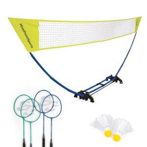 Easy Setup Badminton Net Set with Rackets