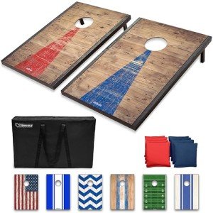 GoSports Classic Cornhole Set with 8 Bags
