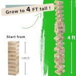 Giant Stacking Wood Tower Game for Adult Fun