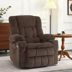 Dual Motor Power Lift Recliner with Massage & Heat