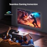 NexiGo PJ40 WiFi 1080P Projector for Mancave