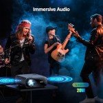 NexiGo PJ40 WiFi 1080P Projector for Mancave